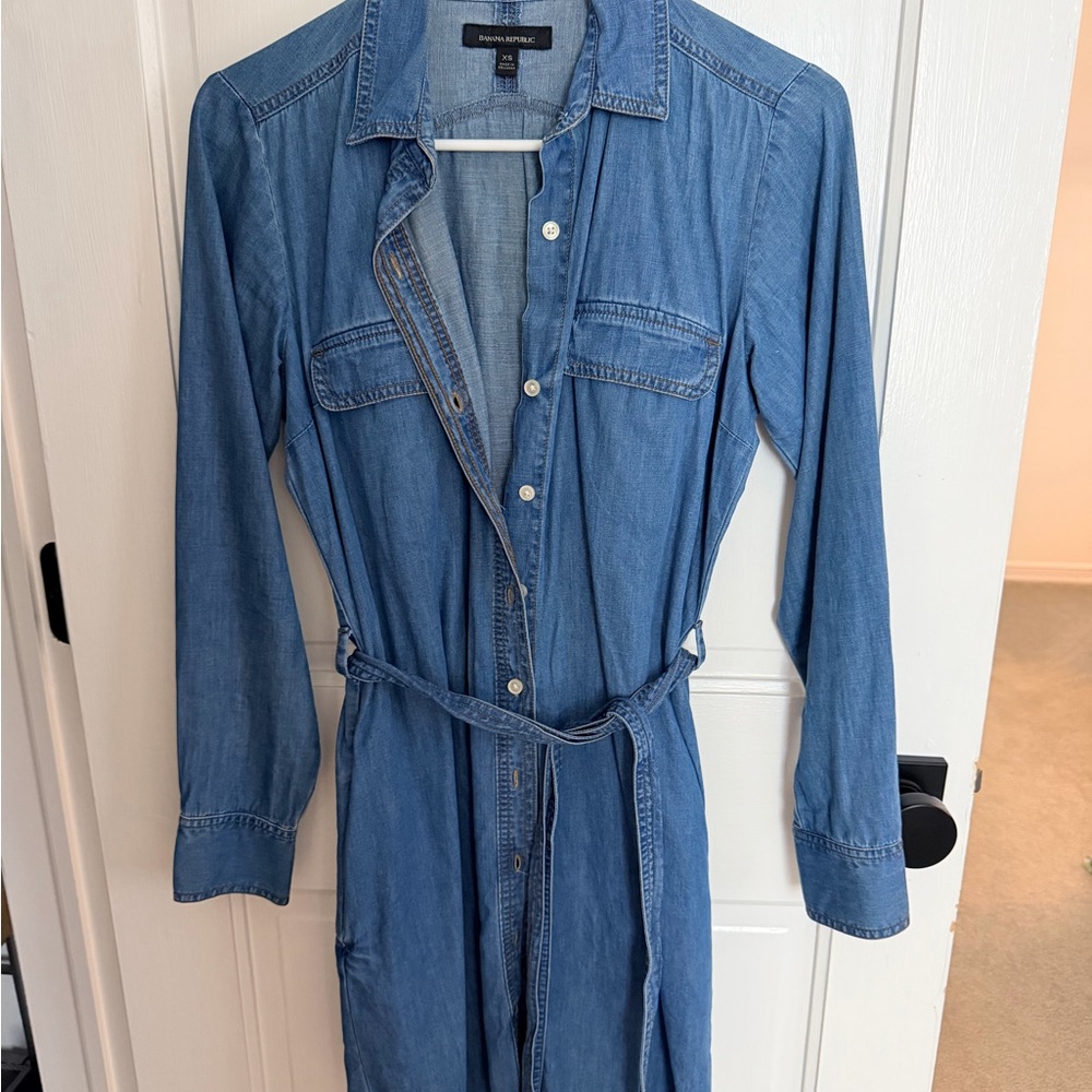 Banana Republic Blue Denim Shirt
